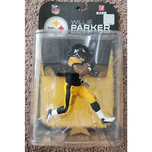 WILLIE PARKER PITTSBURGH STEELERS Action Figure 2008 McFarlane NFL Series 17